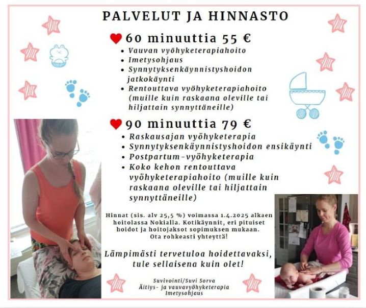 Suvivoinnin hinnastokuva